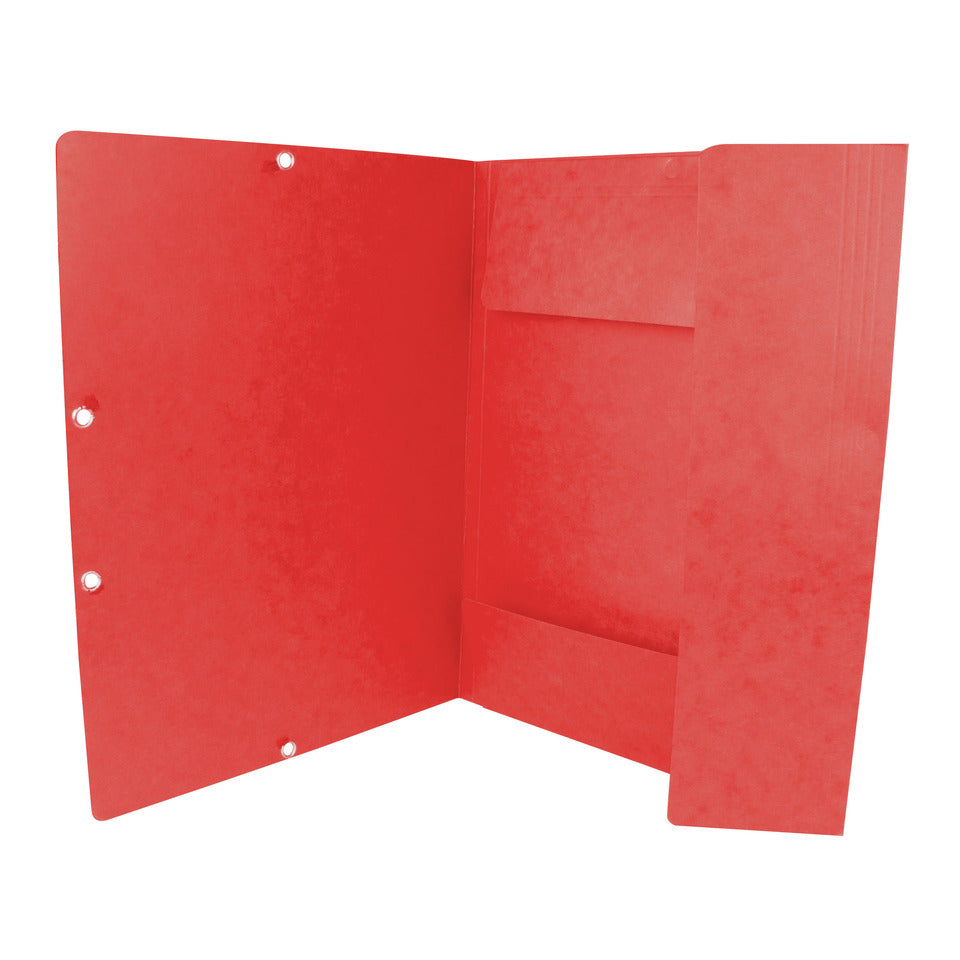 Gummizugmappe, A4, Karton, rot Q-CONNECT KF02165