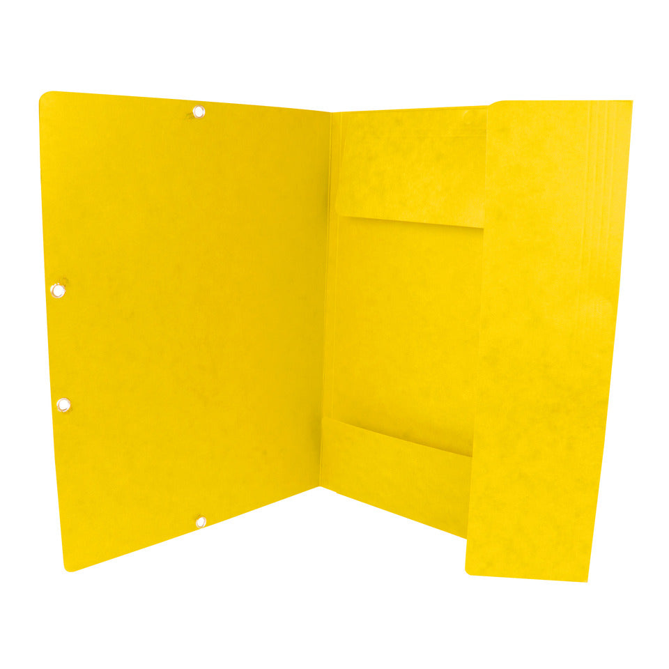 Gummizugmappe, A4, Karton, gelb Q-CONNECT KF02166