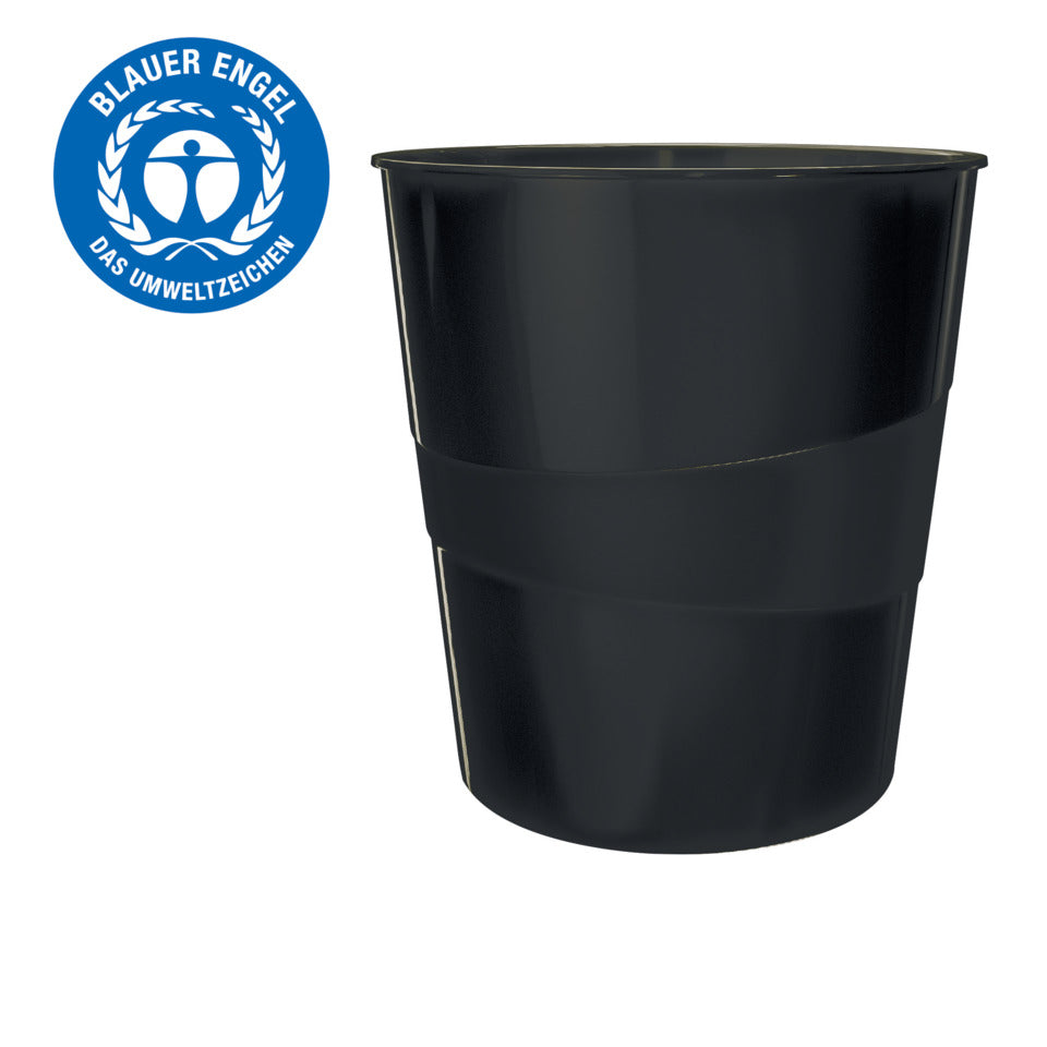 Papierkorb Recycle,15l, schwarz LEITZ 5328-00-95