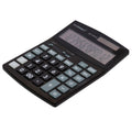 Tischrechner, Solar/Batterie, 12-stellig, schwarz Q-CONNECT KF19066 Q-CONNECT KF19066 angew. Display