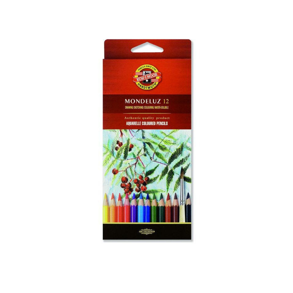 Aquarellstiftetui Mondeluz, 12 Stück KOH-I-NOOR 3716 KOH-I-NOOR 3716 12er Etui