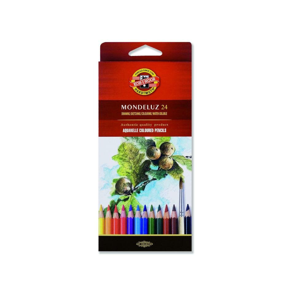 Aquarellstiftetui Mondeluz, 24 Stück KOH-I-NOOR 3718 KOH-I-NOOR 3718 24er Etui
