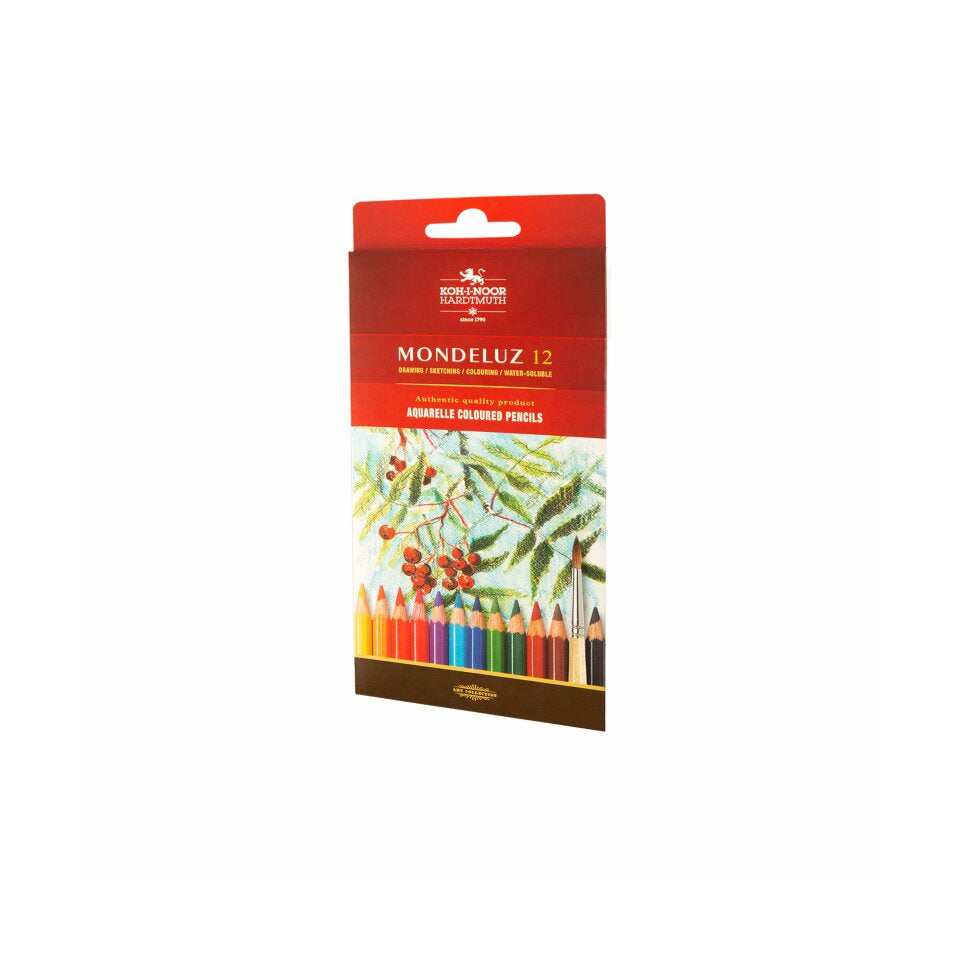 Aquarellstiftetui Mondeluz, 12 Stück KOH-I-NOOR 3716 KOH-I-NOOR 3716 12er Etui