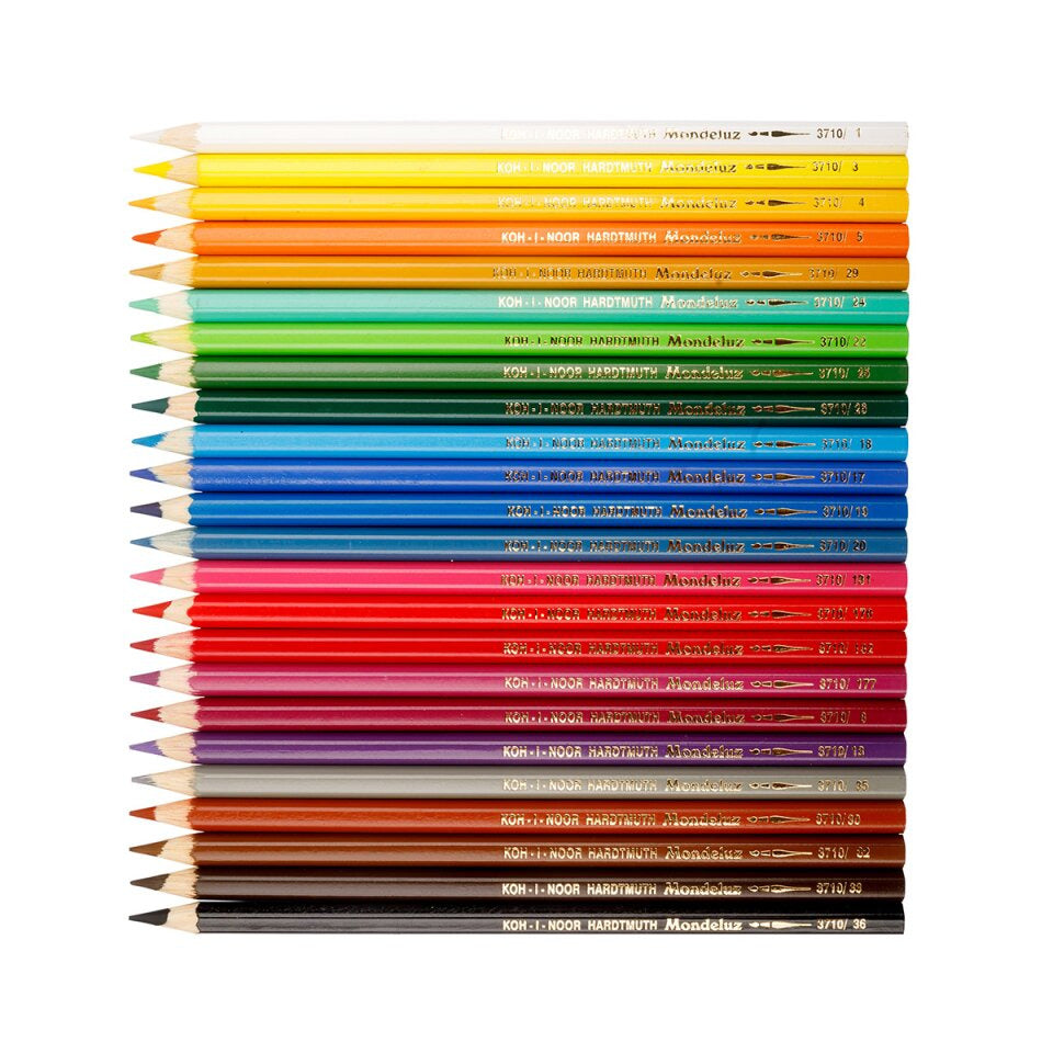 Aquarellstiftetui Mondeluz, 24 Stück KOH-I-NOOR 3718 KOH-I-NOOR 3718 24er Etui