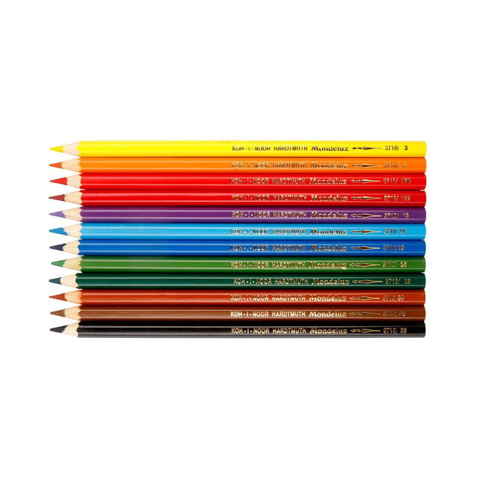 Aquarellstiftetui Mondeluz, 12 Stück KOH-I-NOOR 3716 KOH-I-NOOR 3716 12er Etui