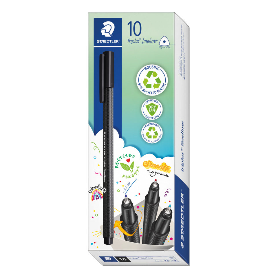 Feinschreiber triplus® fineliner, ca. 0,3 mm, schwarz STAEDTLER 334-9 STAEDTLER 334-9    0,3mm