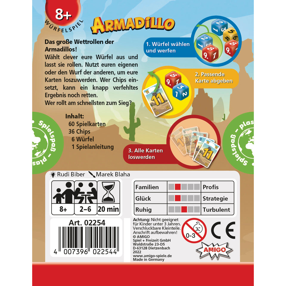 Würfelspiel Armadillo AMIGO 02254