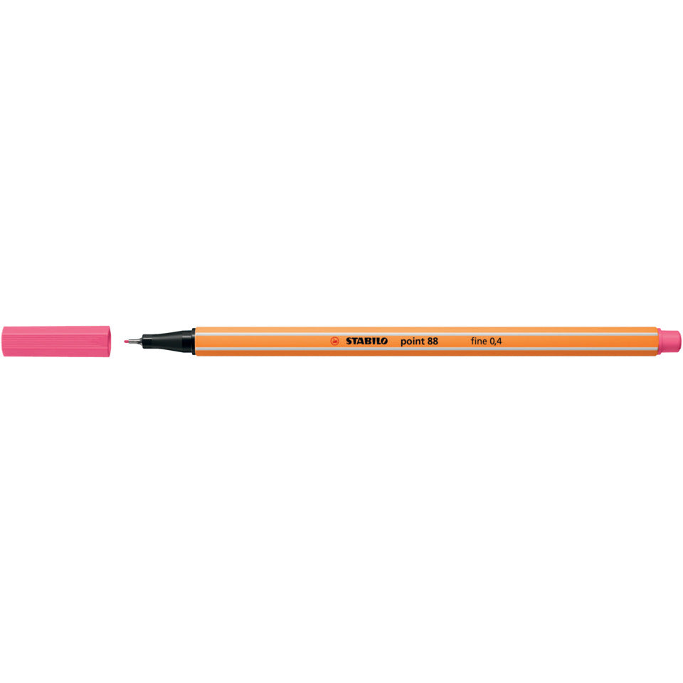 Fineliner point 88®, 0,4 mm, rosa STABILO 88/29