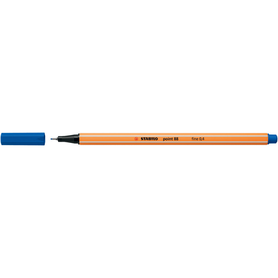 Fineliner point 88®, 0,4 mm, mittelblau STABILO 88/32