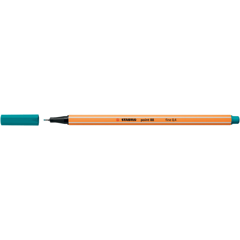 Fineliner point 88®, 0,4 mm, türkisblau STABILO 88/51