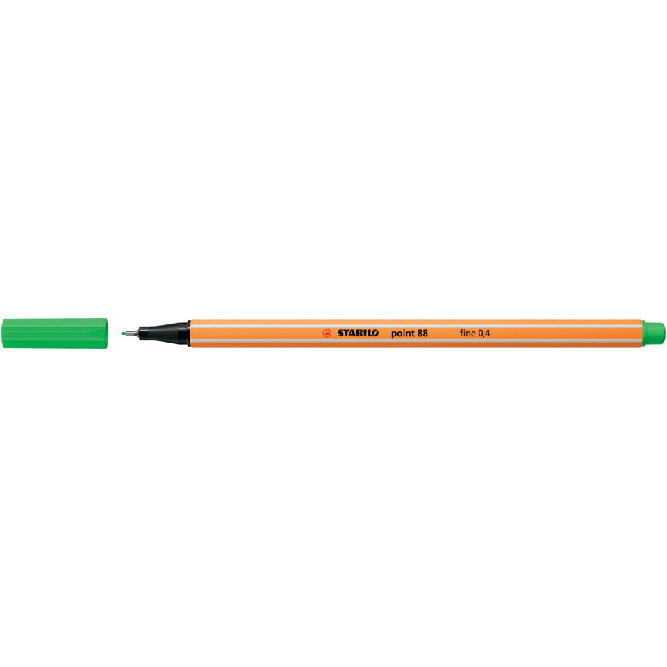 Fineliner point 88®, 0,4 mm, hellgrün STABILO 88/43