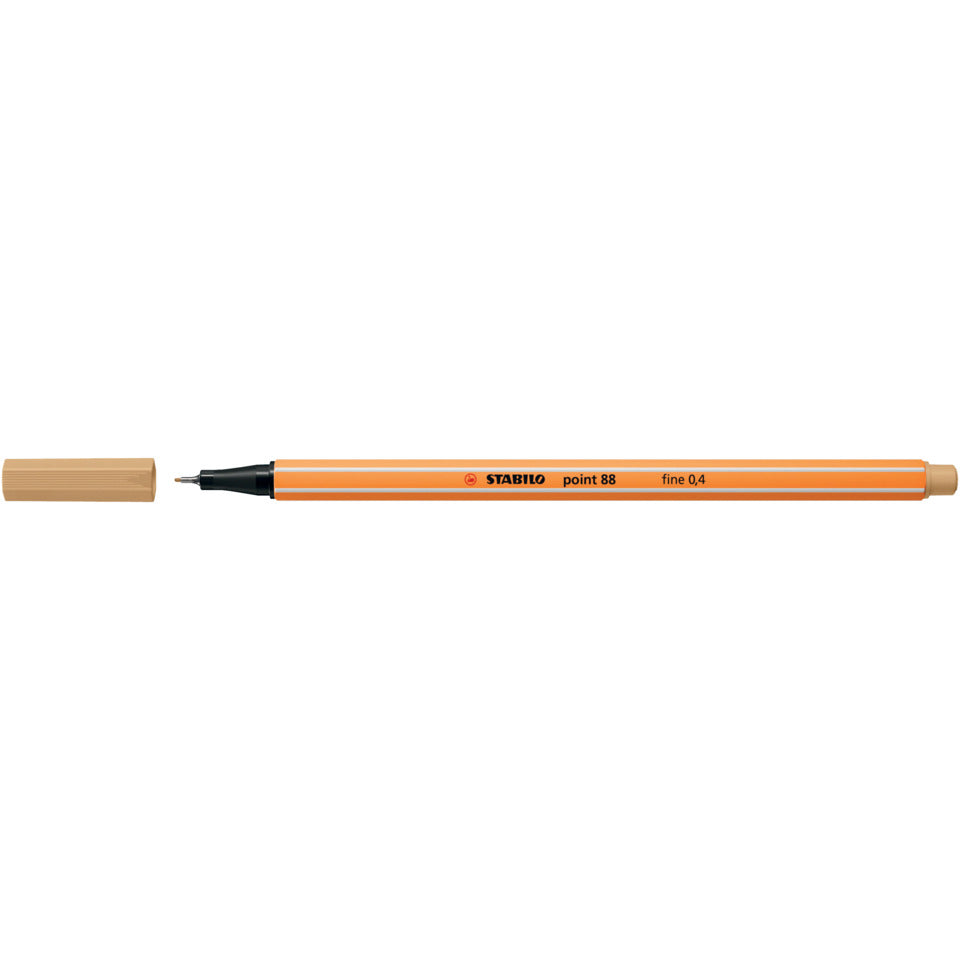 Fineliner point 88®, 0,4 mm, ocker hell STABILO 88/88
