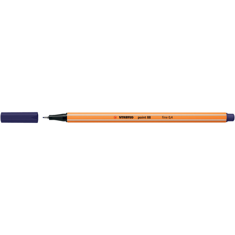 Fineliner point 88®, 0,4 mm, nachtblau STABILO 88/22