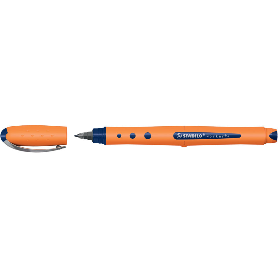 Tintenroller worker®+ medium, 0,5 mm, blau STABILO 2018/41