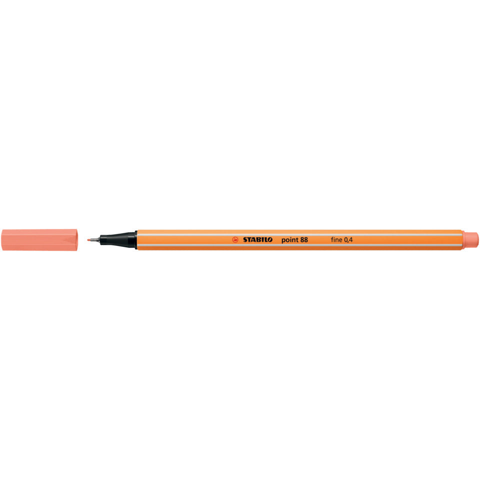Fineliner point 88®, 0,4 mm, apricot STABILO 88/26
