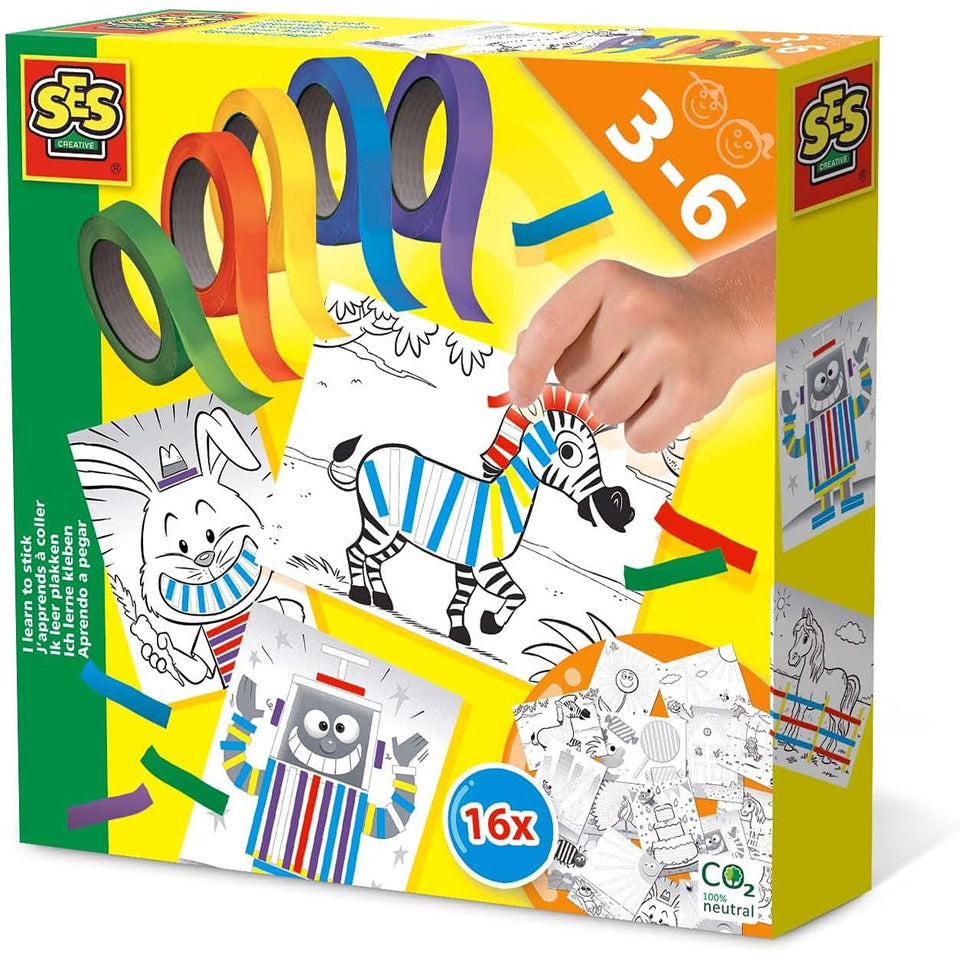 Bastelset Montessori Ich lerne kleben SES CREATIVE 14810