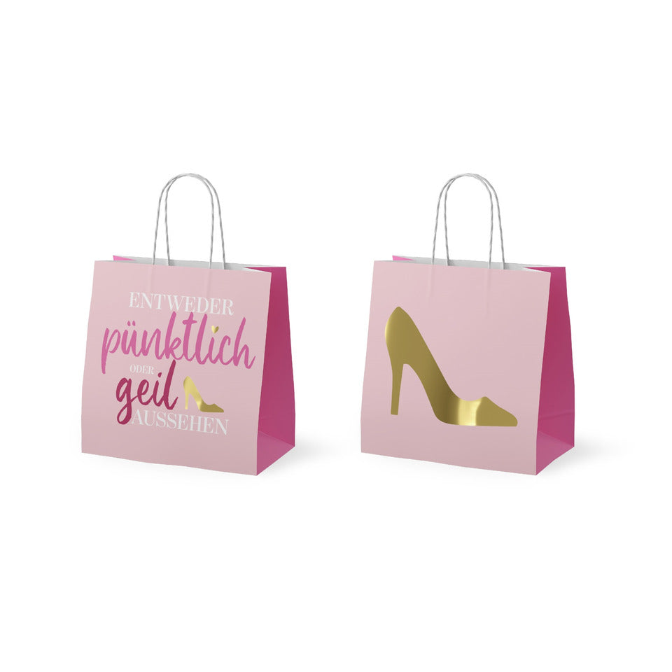 Geschenktragetasche Mini Pumps, 15 x 15 x 8 cm FÜR DICH 992715 FÜR DICH 992715 15x15x8cm