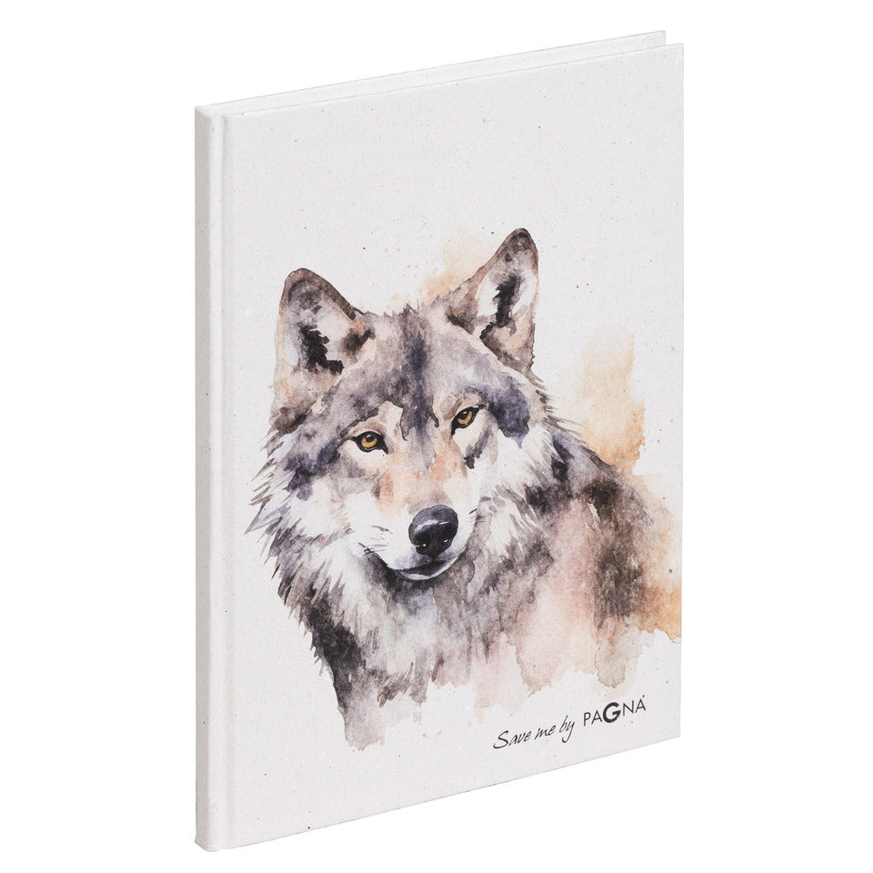 Notizbuch Safe Me No. 5 Wolf, A5, 64 Blatt, dotted PAGNA 26105-15 PAGNA 26105-15 128 Seiten dotted