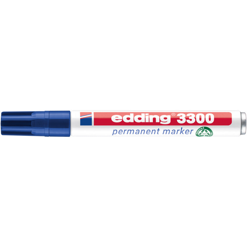Permanentmarker 3300, Keilspitze, nachfüllbar, 1-5mm, blau EDDING 4-3300003 EDDING 3300-003 Keilspitze nachfüllbar