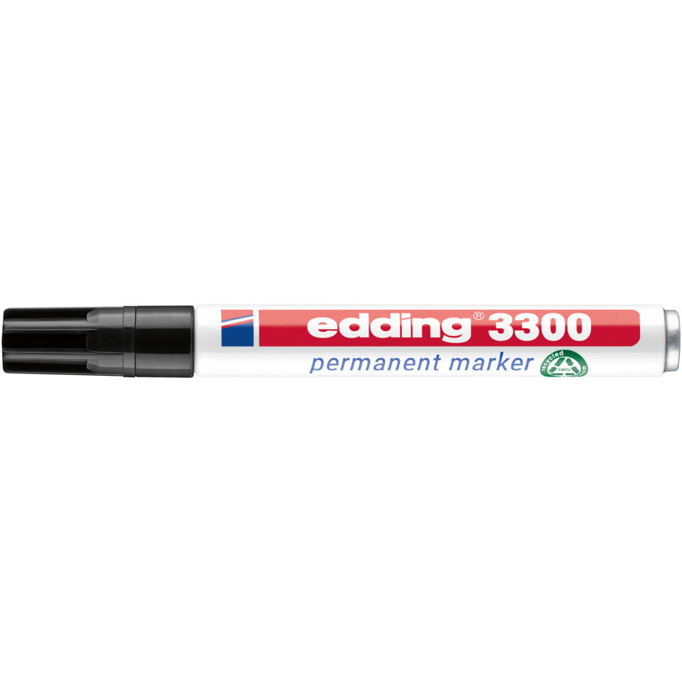 Permanentmarker 3300, Keilspitze, nachfüllbar, 1-5mm, schwarz EDDING 4-3300001 EDDING 3300-001 Keilspitze nachfüllbar