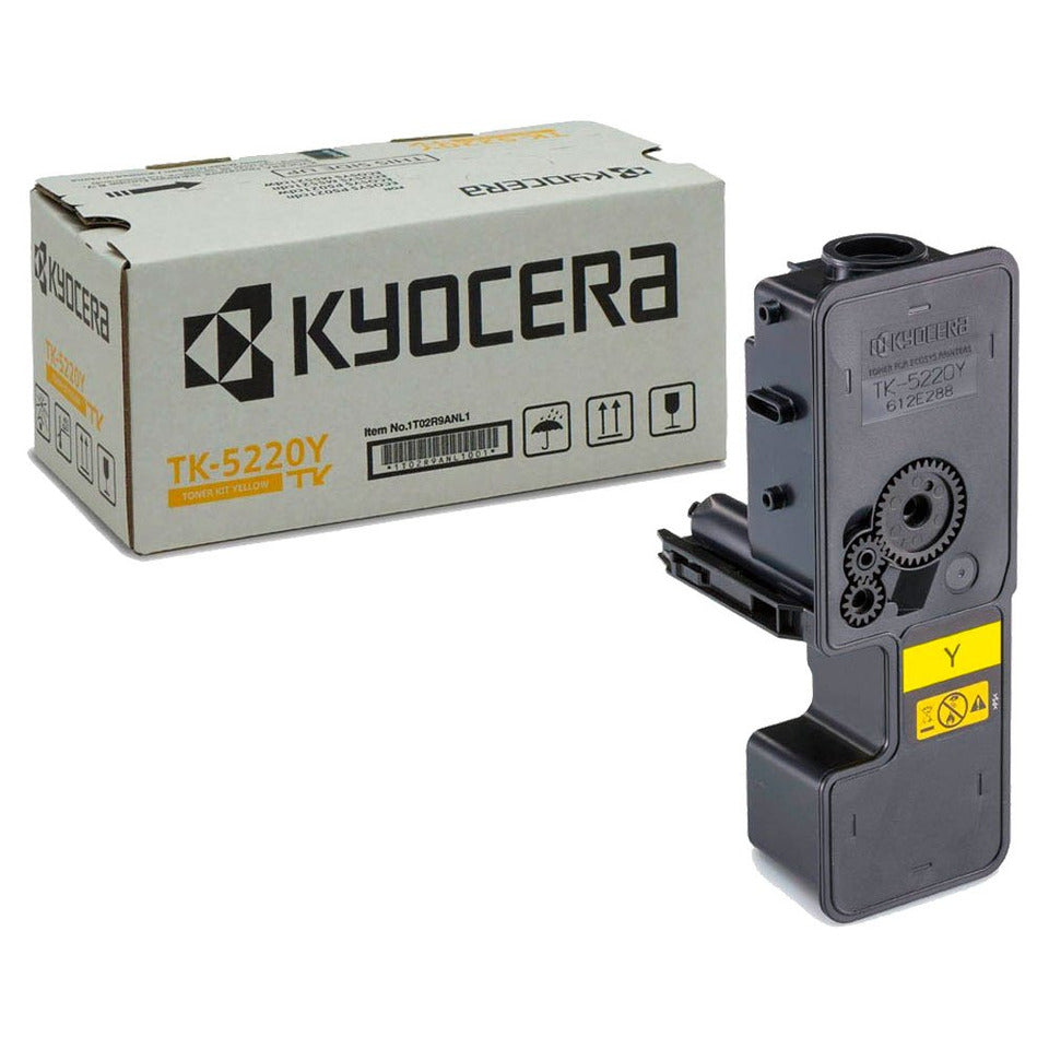 Lasertoner TK-5220Y, 1.200 Seiten, yellow KYOCERA 1T02R9ANL1