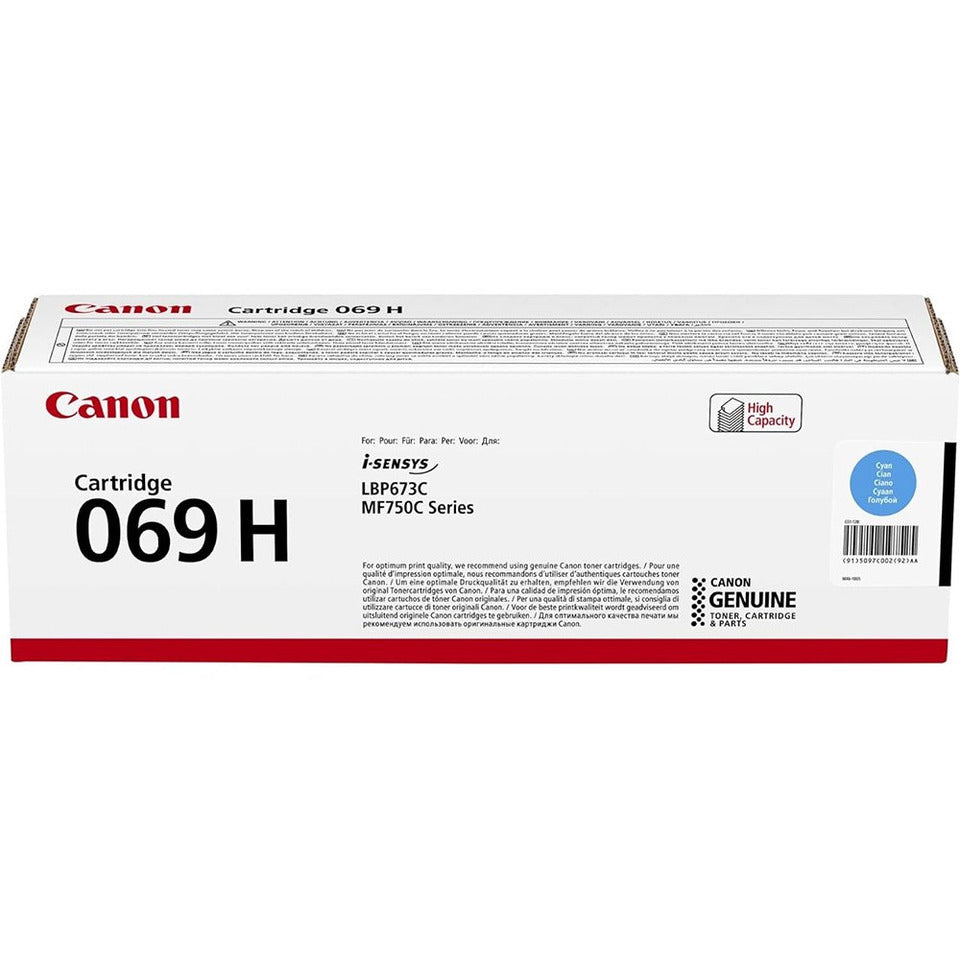 Lasertoner 069HC, 5.500 Seiten, cyan CANON 5097C002