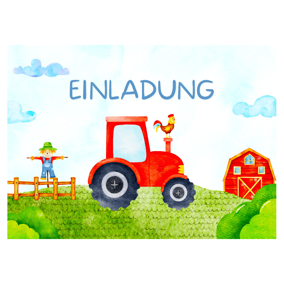 Einladung Kinder, 11,5 x 17 cm, 5 Stück KOMMA³ 50-033 KOMMA³ 50-033   Bild