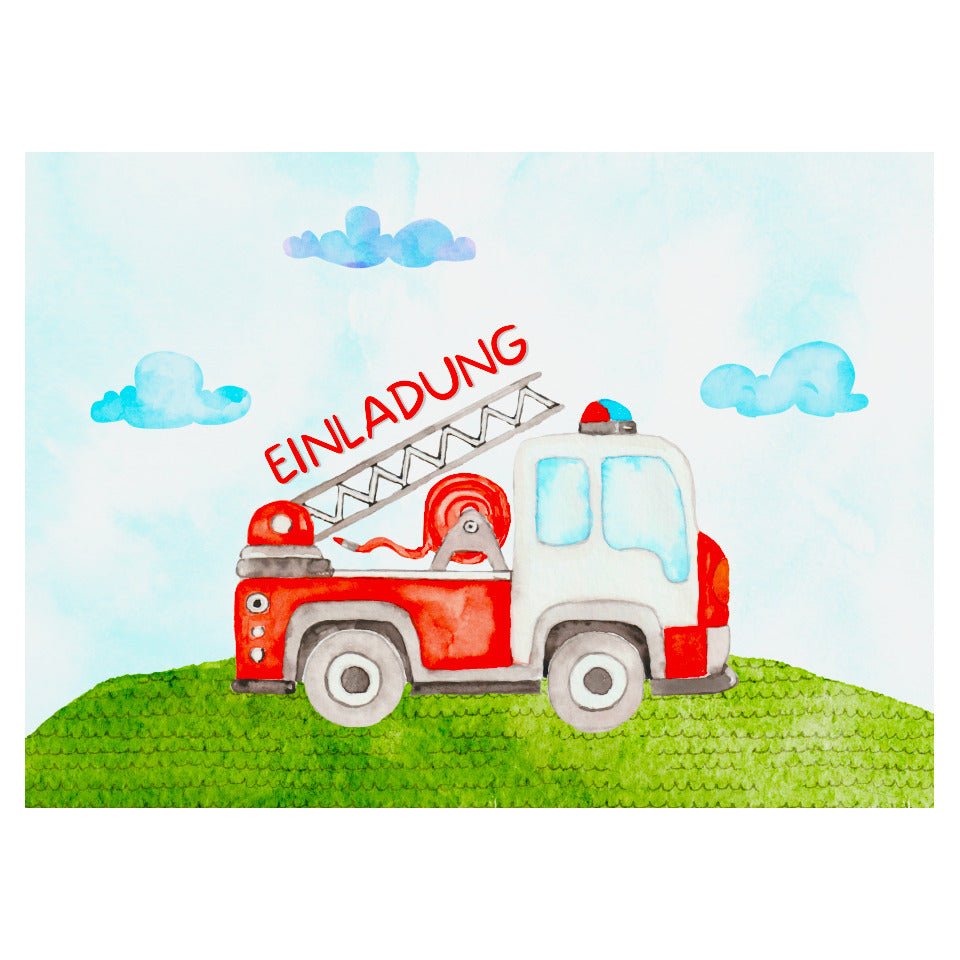 Einladung Kinder, 11,5 x 17 cm, 5 Stück KOMMA³ 50-034 KOMMA³ 50-034   Bild