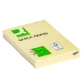 Haftnotizblock Quick Notes, 100 Blatt, 1 Stück, 76x51mm, gelb Q-CONNECT KF10501 Q-CONNECT KF10501 100BL