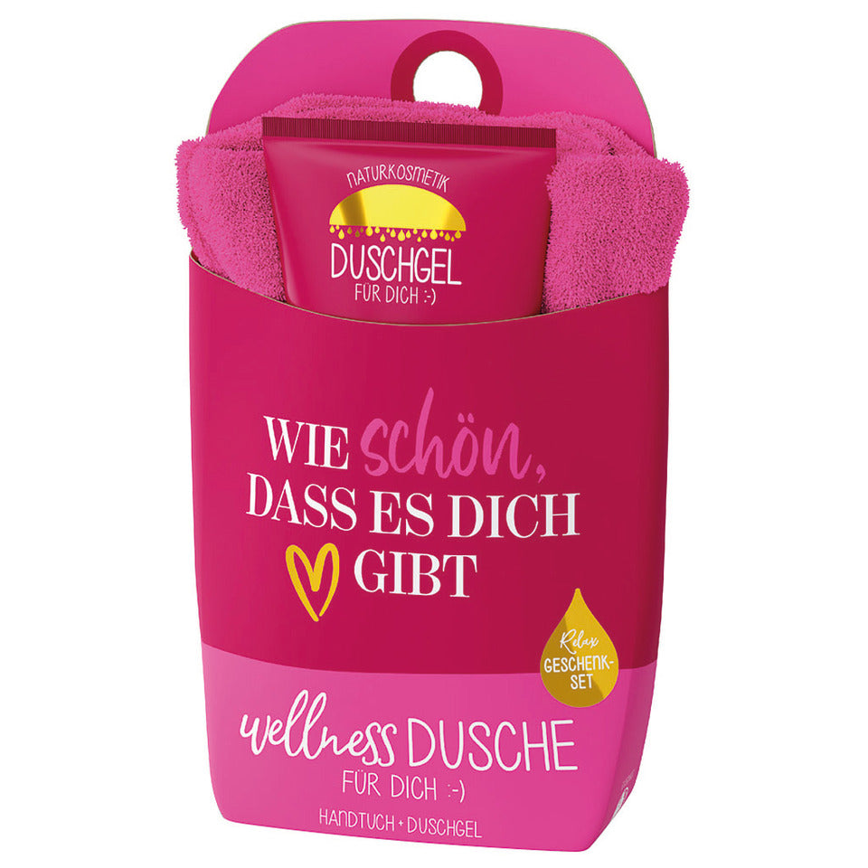 Duschgel + Handtuch Wie schön, dass.., 200ml FÜR DICH 108713