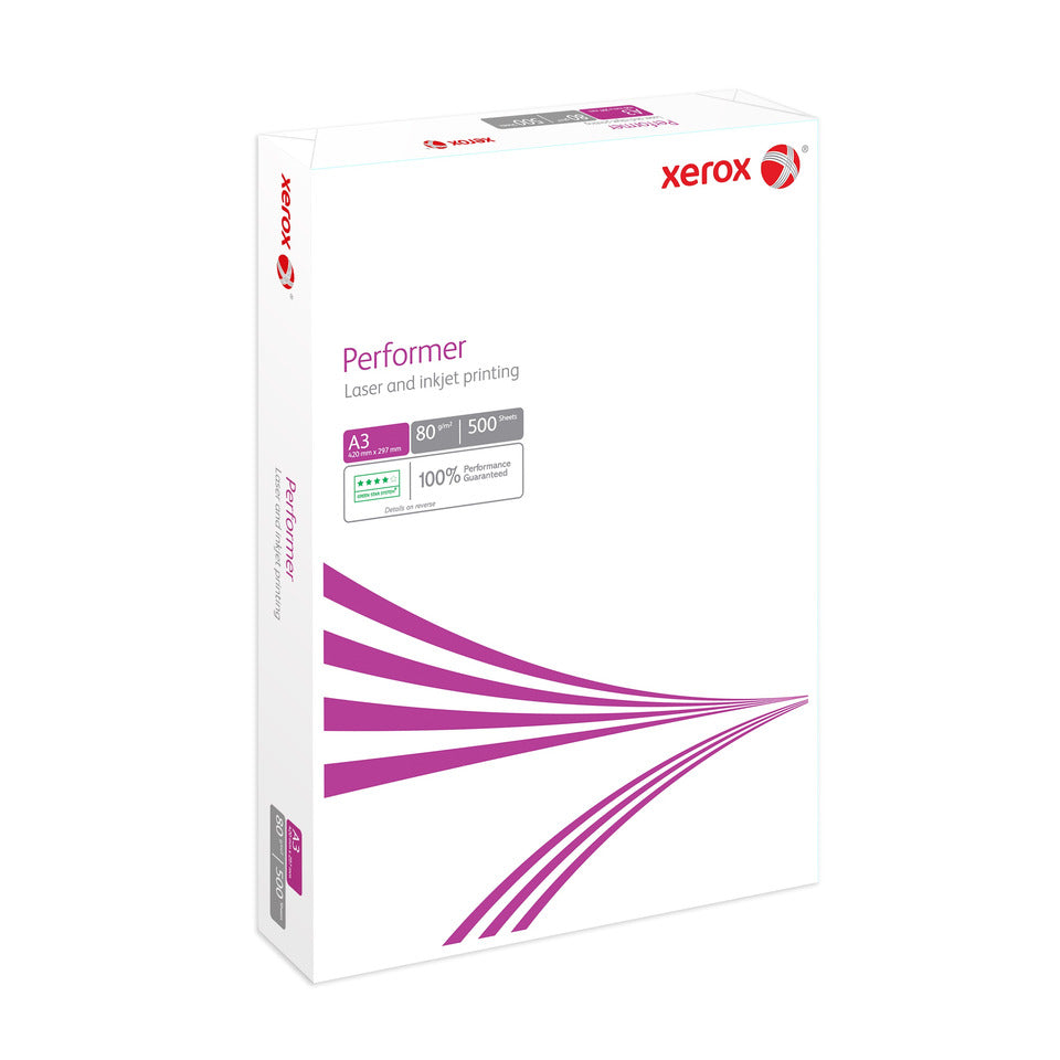Kopierpapier Performer, A3, 80g/m², 500 Blatt, weiß XEROX 003R90569 XEROX 003R90569/003R90647 Performer