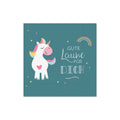Motivserviette Zoofreunde Unicorn - Gute Laune für Dich, 33 x 33 cm, 3-lagig FÜR DICH 130582 FÜR DICH 130582   Dess 33 cm 3 lagig