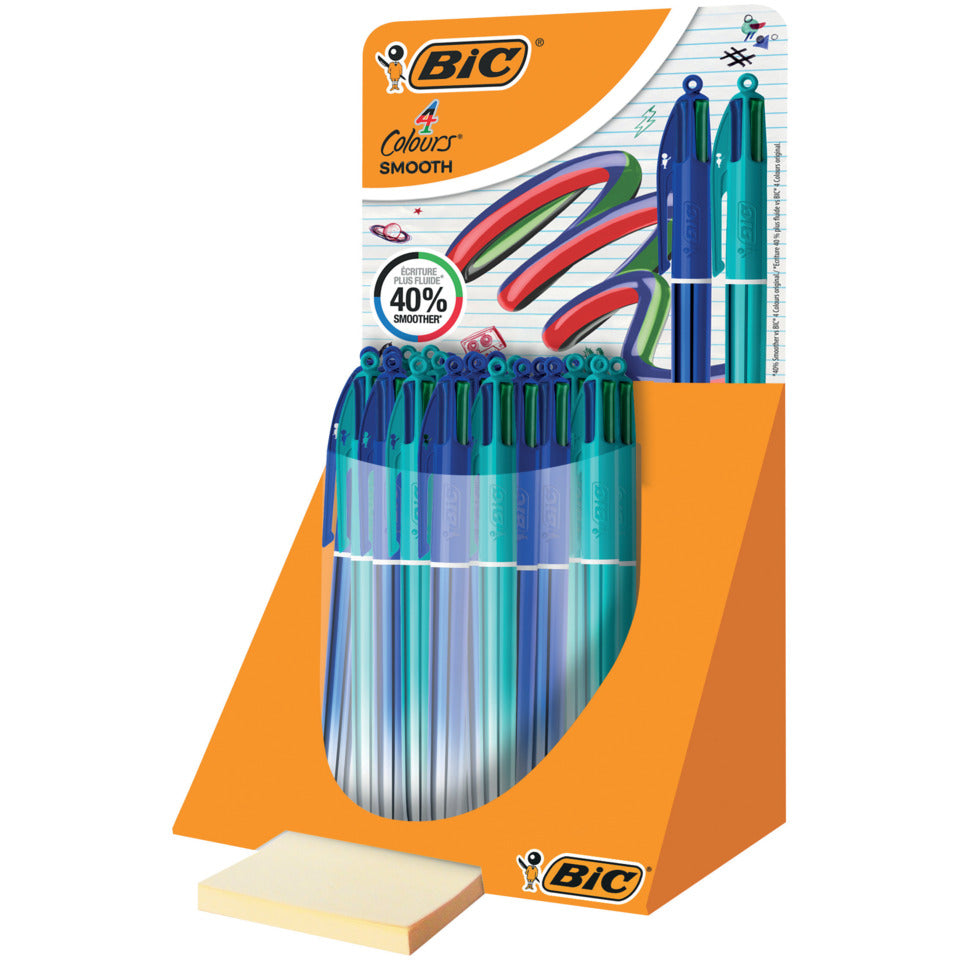 Display Vierfarbkugelschreiber 4 Colours® Smooth Gradient, 0,4mm BIC 524093 BIC 524093 Gradient im Display