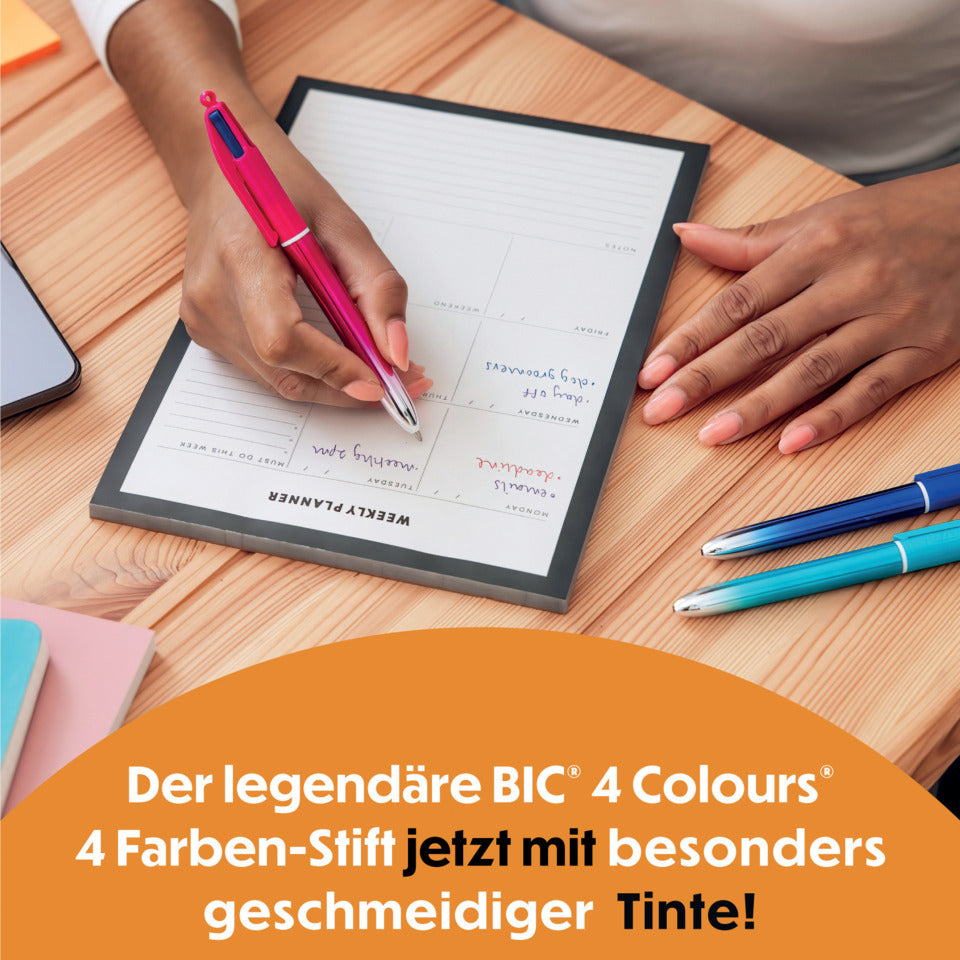 Display Vierfarbkugelschreiber 4 Colours® Smooth Gradient, 0,4mm BIC 524093 BIC 524093 Gradient im Display
