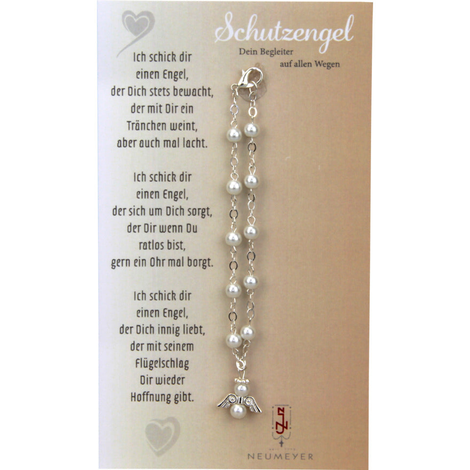 Armband mit Karte Nachfüllpack, weiß  ASCH1NFW