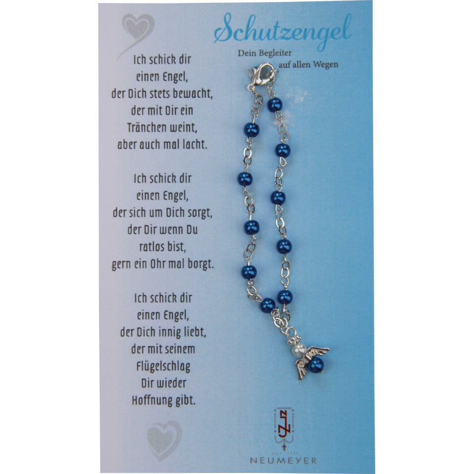 Armband mit Karte Nachfüllpack, blau  ASCH1NFB