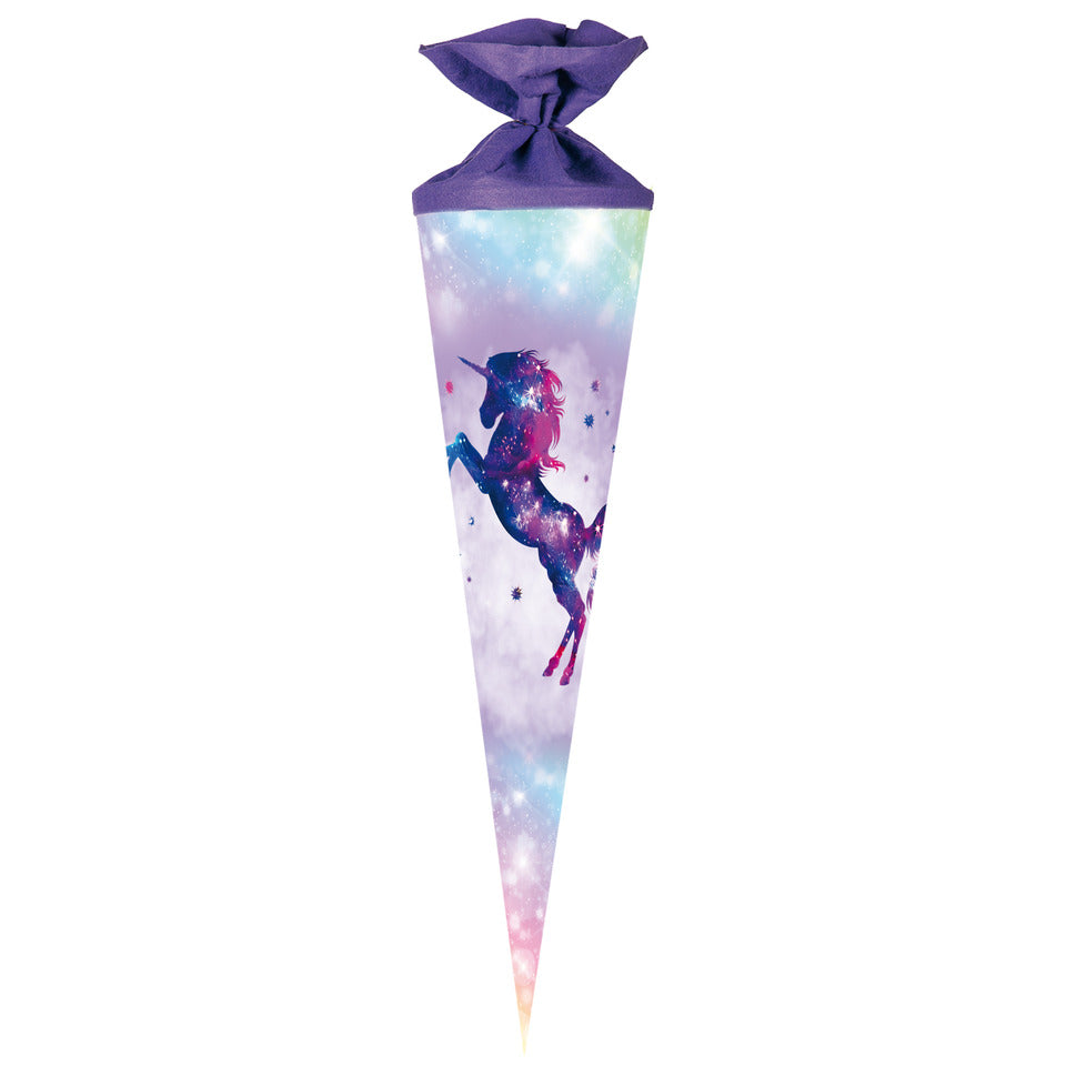 Schultüte Galaxy Unicorn, 70cm, Filzverschluss NESTLER 57012912 NESTLER 57012912 Filzverschluss