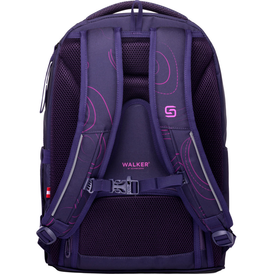 Schulrucksack Wizzard Rey, 46 x 31 x 20 cm, 30L, frequency purple WALKER 42625-474 WALKER 42625-474 30L purple