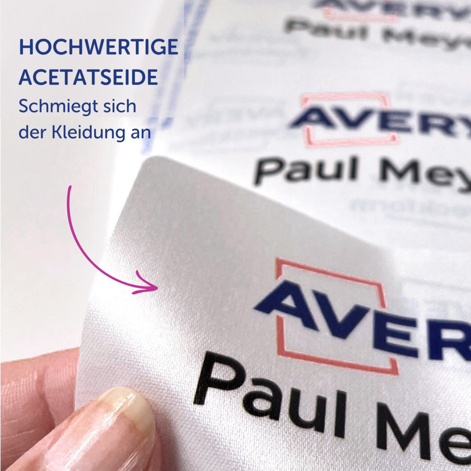 Namensetiketten, 63,5x29,6mm, 540 Stück, weiß AVERY ZWECKFORM L4784-20 ZWECKFORM L4784-20  m.Rd.540ST