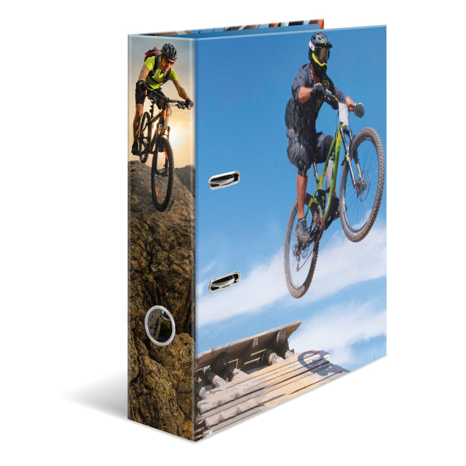 Ordner Mountainbike, A4, 70mm, Karton HERMA 20107 HERMA 20107 Sport