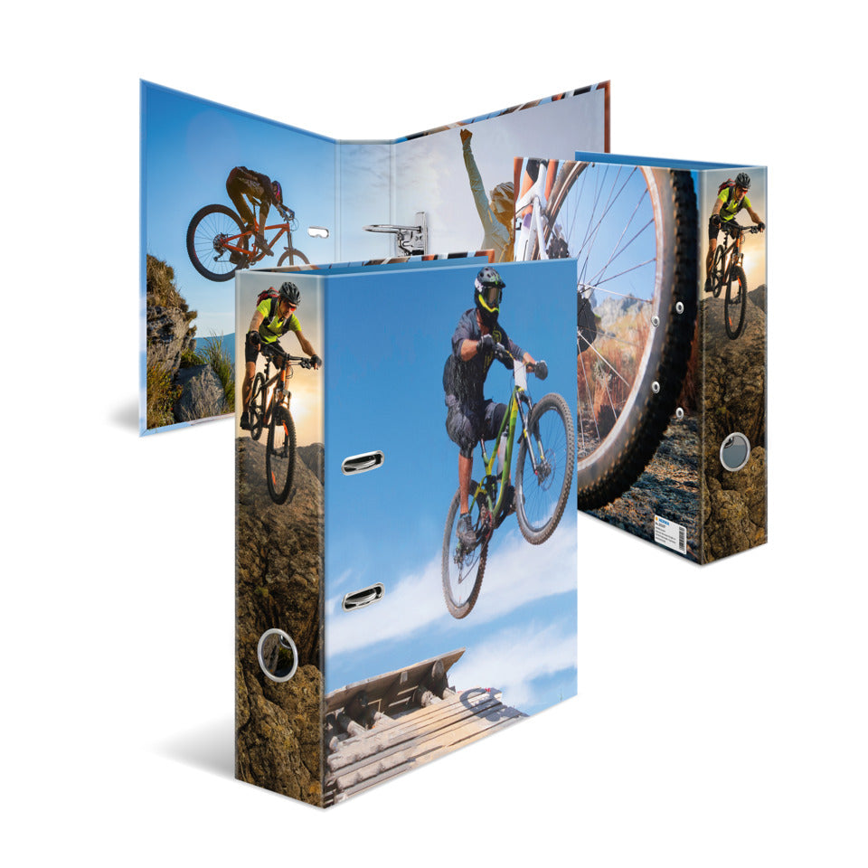 Ordner Mountainbike, A4, 70mm, Karton HERMA 20107 HERMA 20107 Sport