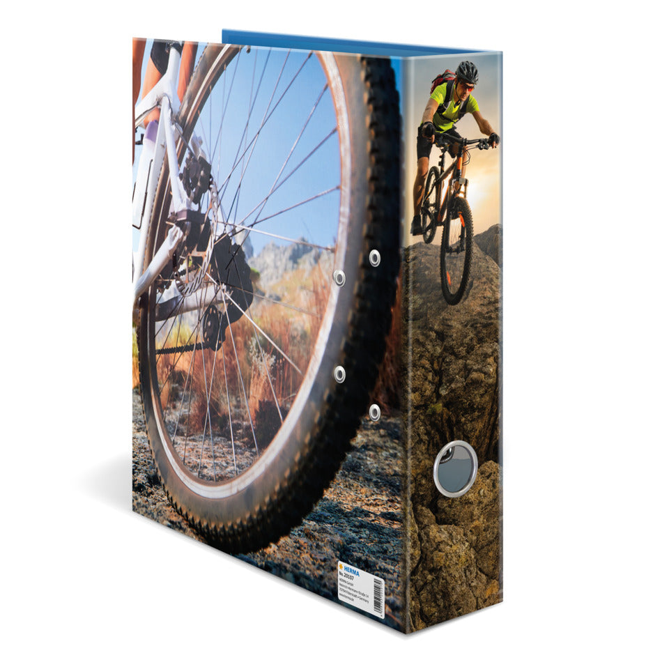 Ordner Mountainbike, A4, 70mm, Karton HERMA 20107 HERMA 20107 Sport