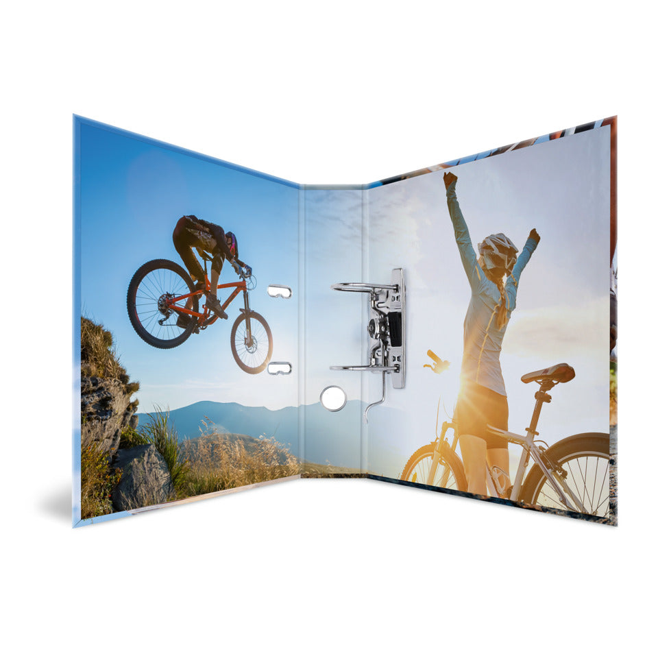 Ordner Mountainbike, A4, 70mm, Karton HERMA 20107 HERMA 20107 Sport