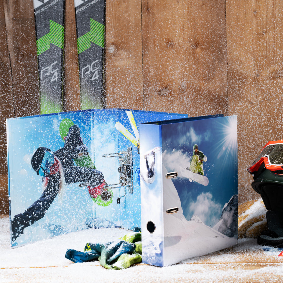 Ordner Wintersport, A4, 70mm, Karton, bunt HERMA 20108 HERMA 20108 Sport