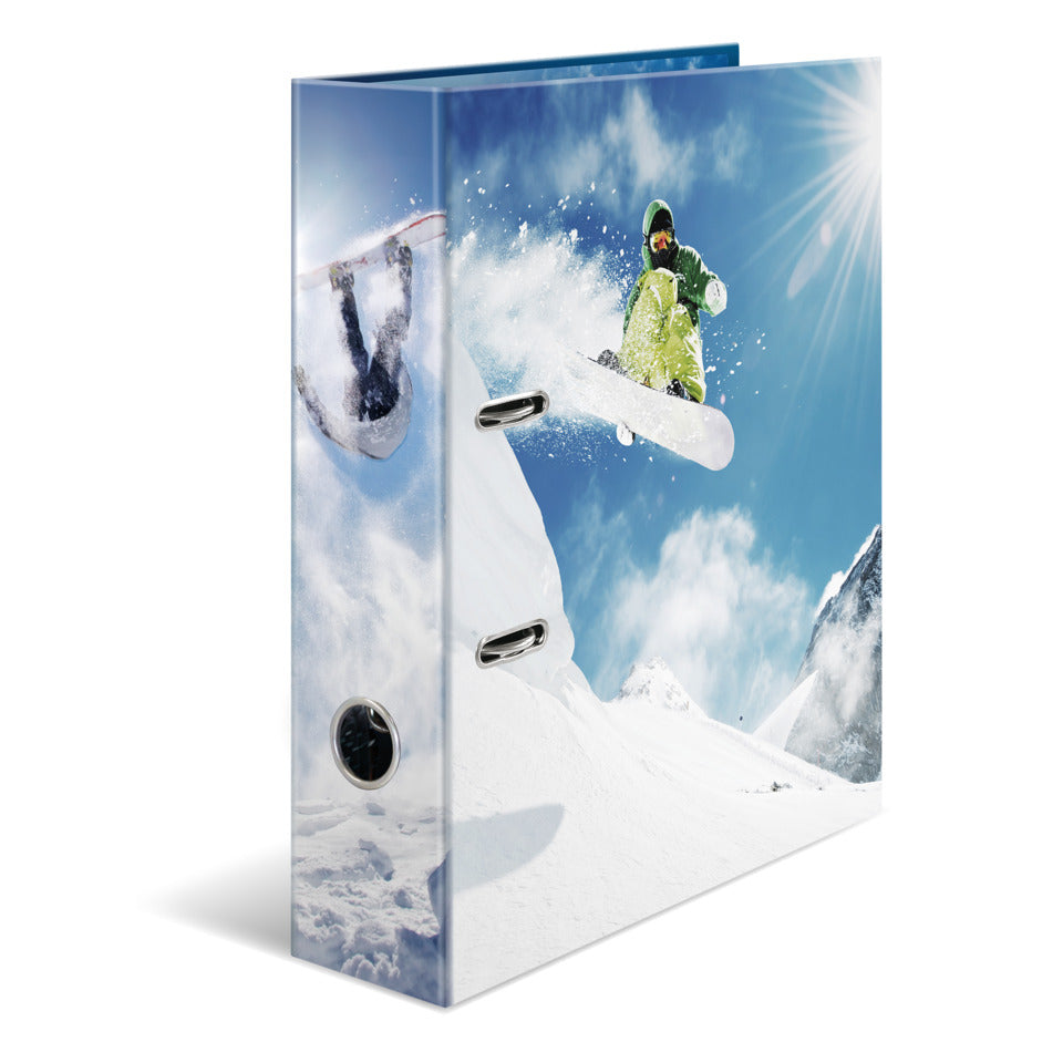 Ordner Wintersport, A4, 70mm, Karton, bunt HERMA 20108 HERMA 20108 Sport