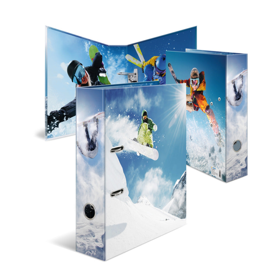 Ordner Wintersport, A4, 70mm, Karton, bunt HERMA 20108 HERMA 20108 Sport
