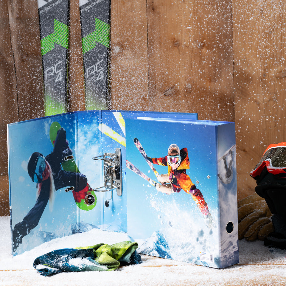 Ordner Wintersport, A4, 70mm, Karton, bunt HERMA 20108 HERMA 20108 Sport