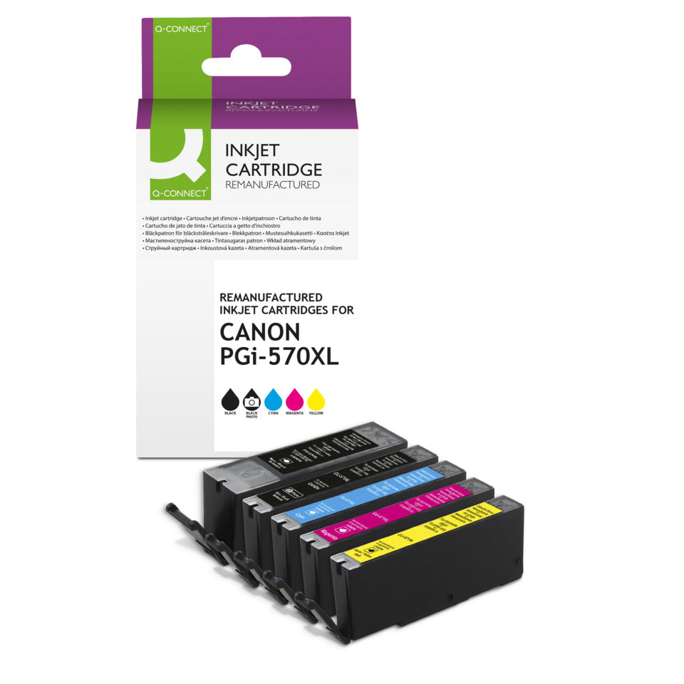 Inkjetpatrone ersetzt Canon 570XL+571XL Multipack Q-CONNECT KF14258