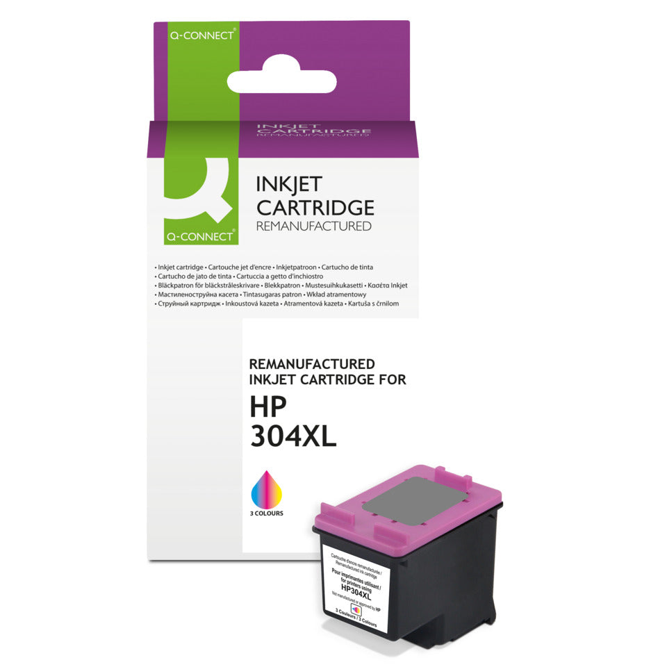 Inkjetpatrone ersetzt HP 304XL, farbig Q-CONNECT KF13983