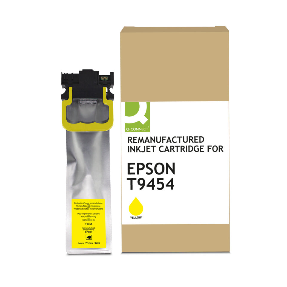 Inkjetpatrone ersetzt Epson T9454, gelb Q-CONNECT KF14248